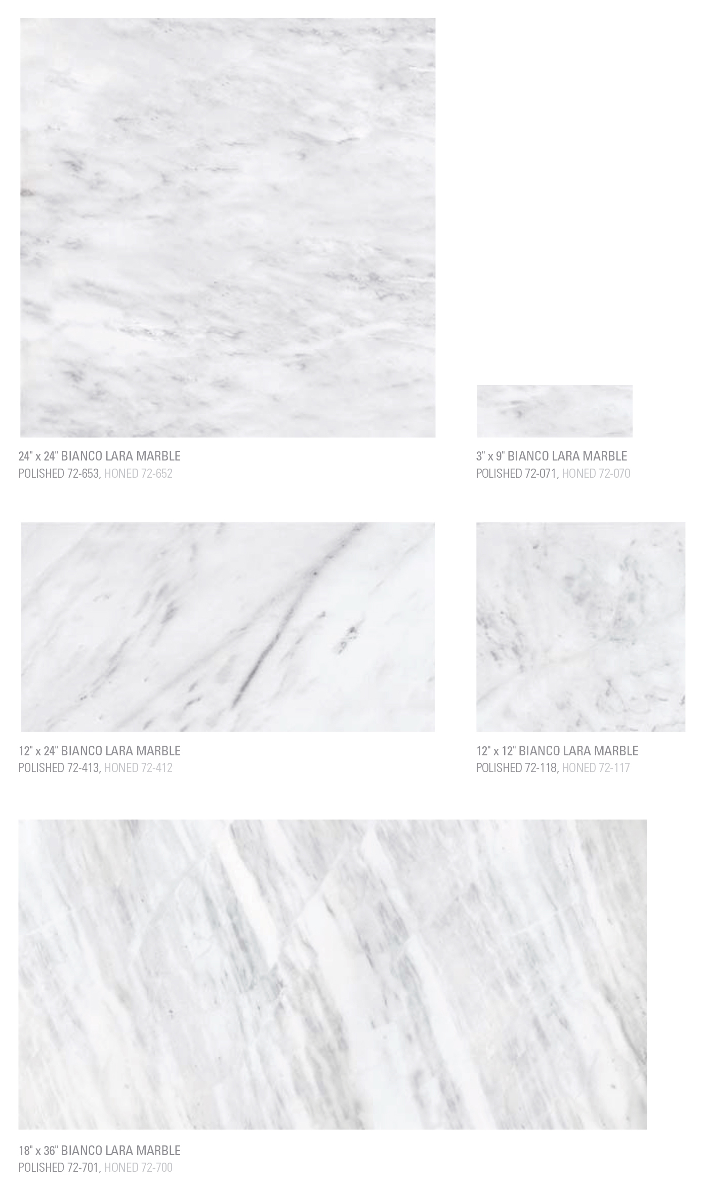 Bianco Lara Marble Tiles